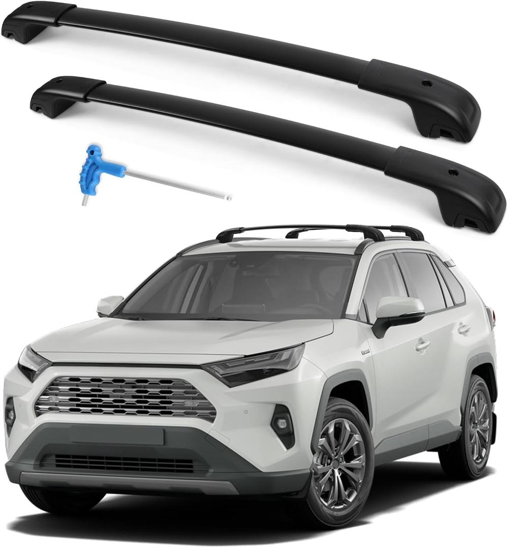 Roof Rack Cross Bars Compatible with Toyota RAV4 Adventure/TRD Off-Road