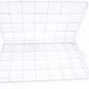 IOOLEEM 28 Grids Plastic Bead Organizer Box, Organizer Container Storage Box, Dividers for bead arts and crafts. (Clear)