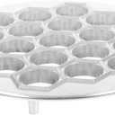 Luxshiny Dumpling Maker Mold 9.05 Inch Russian Pelmeni Press Multi-Hole Dumpling Mold Kitchen Tool for Homemade Dumplings and Party Cooking