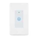 Tuya Smart Light Switch Compatible with Alexa, Single Pole 1 Gang WiFi Smart Switch