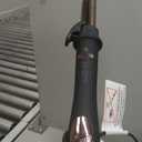 Prizm Rotating Curling Iron, 1inch/25mm Automatic Hair Curler for Long Hair, Self Spinning Barrel, 250-450F with LCD Display, Auto-Shut Off & Dual Voltage, Black