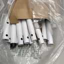 mocomax Canvas Art Print Rack for Painting, Portable Folding Art Display Stand in Artist Galleries & Studios, Functional Art Storage Drying Rack for Posters, Artwork, Prints, Black and White (M)