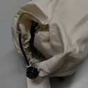 AMMSUN Beach Cabana, 6.2'×6.2' Sun Canopy, Easy Set up and Take Down, Beach Cabanas in the Nature of Tents with Sand Pockets, Instant Sun Shade with Side Wall, Vintage Beige