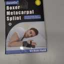 Metacarpal Finger Splint Hand Brace - Pinky Ring Finger Immobilizer For Boxer Fractures -Fit for Both Left or Right Hand (Medium)