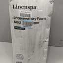 Linenspa Memory Foam Mattress Topper, Twin XL Size - 3 Inch Gel Infused Memory Foam - Plush Feel - Cooling and Pressure Relieving - CertiPUR Certified - Dorm Room Essentials