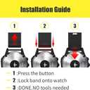 ANCOOL for Fenix 5/Fenix 6/Fenix 7 Band 22mm Silicone Watch Band for Fenix 8 47mm/Fenix 7 Pro/6 Pro/5 plus/Forerunner 935/945/955/965/Approach S62/S60/Epix Gen 2 47mm(Black)