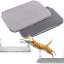 2PCS Replacement Cover for Cat Window Perch, M Size Cordless Cat Window Hammock Bed Accessories, Reversible Breathable/Warm Seat Cover for Inside (Grey, 20.4" L x 11.8" W)