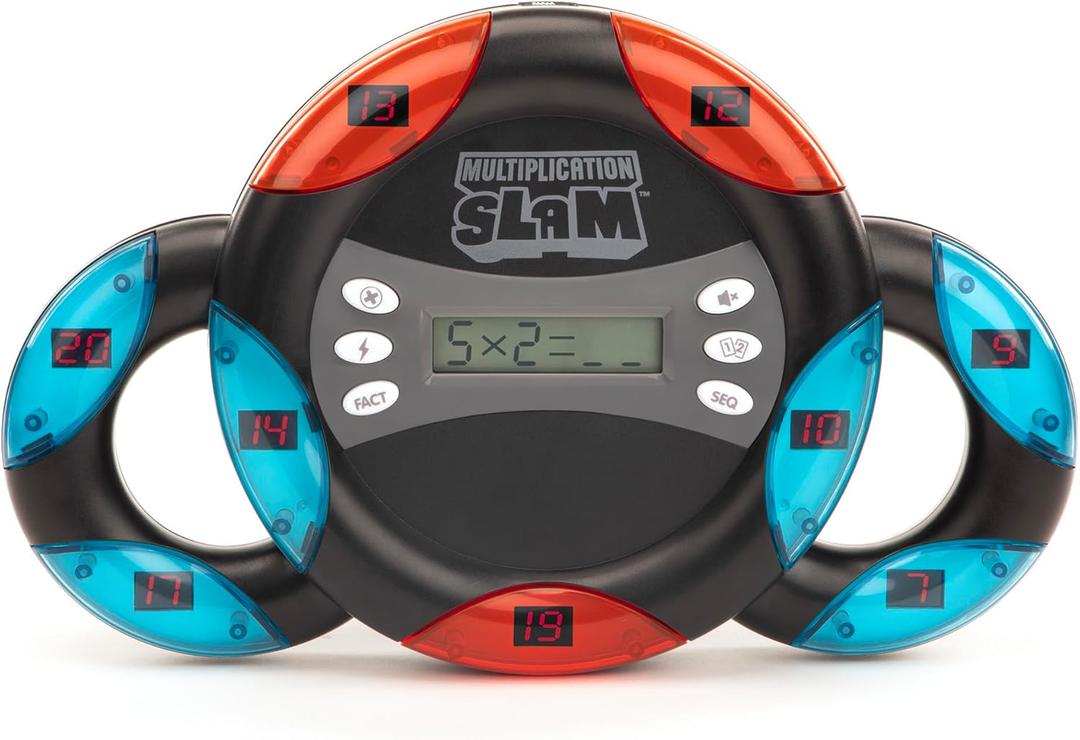 Educational Insights Multiplication Slam - Interactive Math Games, Division & Multiplication Game for 3rd Graders, Handheld Kids' Electronics, STEM Learning Tools for Ages 8+