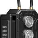 Magnetic Key Lock Box with Removable Cable Shackle Indoor Outdoor Waterproof 4 Digit Combo Resettable Code,Key Lockbox for Outside Spare Keys for Realtors Key Cabinets,Hide a Key Holder Under car