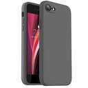 Vooii for iPhone SE Case 2022/3rd/2020,iPhone 8/7 Case, Upgraded Liquid Silicone with [Flat Edges] [Camera Protection] [Soft Anti-Scratch Microfiber Lining] Phone Case for iPhone SE - Dark Grey