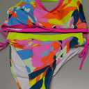 BMJL Womens Bikini Sets Color Block Swimsuits Supportive Wide Strap Two Piece Bathing Suit 2026 (X-Large, Yellow Floral)