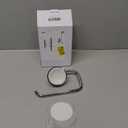 BOPai Modern Vacuum Suction Cup Toilet Paper Holder,Removable Bracket for Bathroom Kitchen.Chrome