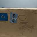 Cross Legged Office Chair, Ergonomic Criss Cross Design, Wide Comfy Desk Seat, ADHD Meditation Chair with Wheels, Adjustable Height Kneeling Chair with Back Support (Black)