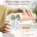 Portable Bottle Warmer for Breastmilk: Baby Milk Warmer with Smart Touch LED Temperature Control | Food-Grade Cordless On The Go Heating Bottle - 5 Mins Quick Milk Heating & Water 12 Ounces
