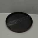 4 Pack Plant Saucer Plant Trays for Pots Plastic Round Drip Trays Flower Pot Saucers Black Planter Water Tray Plant Drainage Tray, Black