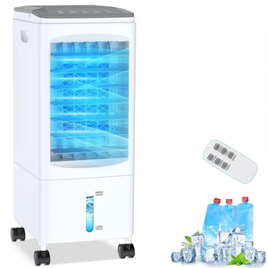 Portable Air Conditioners, 3-IN-1 Portable AC Air Conditioner w/Remote, 1.45 Gal Fast Cooling Evaporative Air Cooler, 3 Speeds Swamp Cooler, 7H Timer, Windowless AC Unit for Bedroom Office