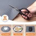 Shelf Liners for Kitchen Cabinets,Non Adhensive Drawer Mats 35.4"× 236.2"