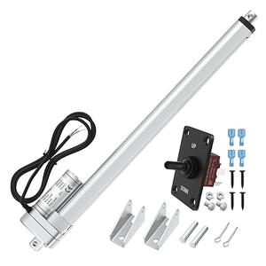 12V Linear Actuator 3000N/660lbs - 18 Inch Stroke, 5mm/s Speed | Waterproof Heavy Duty Linear Motion Actuator with Controller for Industrial, Home Automation