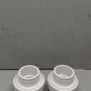 2" PVC Union Coupling Pipe Fitting (Socket x Socket) PVC Adapter Schedule 40, EPDM O-Ring, White 2 Pack