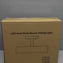 SunRider Industrial Semi Flush Mount LED Ceiling Light Fixture, 12 Inch 25W 2000LM, 4000K Neutral White, Dimmable Pendant Lamp for Hallway Bedroom