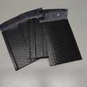 GSSUSA Black Bubble Mailers 4x8 Inches 50 Pack, Usable Size 4X7" Bubble Envelopes for Small Business, Padded Envelope, Shipping Mailers, Packaging Bags, Mailing Envelopes, Shipping Supplies