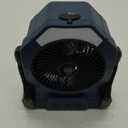 Ausic Portable Misting Fans for Outside, 30000mAh Outdoor Cooling Fan for Patios 250ml, 8 Inch Camping Battery Operated Rechargeable Fans, Spray Fan with Light & Hook for Beach, Tents, Travel (Grey)