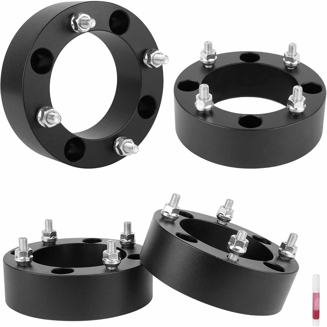 ILONPA 4x137mm 2 inch(50.8mm) ATV Wheel Spacers 110mm Bore for Kawasaki & Can-Am & Bombardier & Suzuki, 10x1.25 Studs 4 Lugs Wheel Adapters, Set of 4