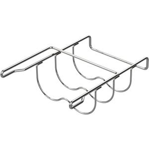 ALANO Wine Rack- Refrigerator Bottle Rack Holds 2 Bottles of Your Favorite Wine or Drink Universal Bottle Holder Will Fit Most Fridges for 10mm Shelves in Stainless Steel 304