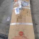 Backyard Discovery Buckley Hill Cedar Wood Swing Set with Wave Slide, Play Deck, Rock Wall Ladder, Belt Swings, Chalkboard, Canopy Roof, Outdoor Playset (Green)