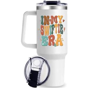 ComfyDwel 40Oz Tumbler for Singer Fans Perfect Swi- ftie Gifts for Women In My Swi- ftie Era Tumbler with Handle for Girls Music Fans Friends Besties Sisters ComfyDwel 40Oz Tumbler for Singer Fans Perfect Swi- ftie Gifts for Women In My Swi- ftie Era Tumbler with Handle for Girls Music Fans Friends Besties Sisters