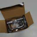 1440 Rotatable Faucet Aerator Extension - U-Shaped Sink Faucet Extender with 360 Swivel, 2 Adjustable Modes for Bathroom & Kitchen (Silver)