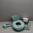 Ingenuity My Size Potty Pro in Green, Infant Potty Training Toilet, Lifelike Flushing Sound, for Ages 18 Months, Up to 50 Pounds