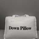 Hypoallergenic Soft Standard/Queen Size Set of 2 Pillows, Down Alternative Filling with Cotton Shell Hotel Quality Pillows, Breathable, Ideal for Side, Back and Stomach Sleeper, Oeko-TEX Certified