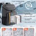 TOURIT Cooler Backpack Lightweight Insulated Backpack Cooler Leak-Proof for Men and Women, Sports Fan Coolers