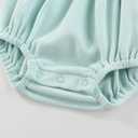 Baby Girl Bodysuit and Headband Outfit Cotton Ruffle Sleeveless Baby Clothes (12-18 Months, Blue Dots)