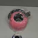 Stainless Steel Whistling Tea Kettle, Pink Spherical Hot Water Boiler Pot with Ergonomic Handle, Stove Top Teapot for Home Kitchen and Camping, Compatible with Gas and Induction Cookers