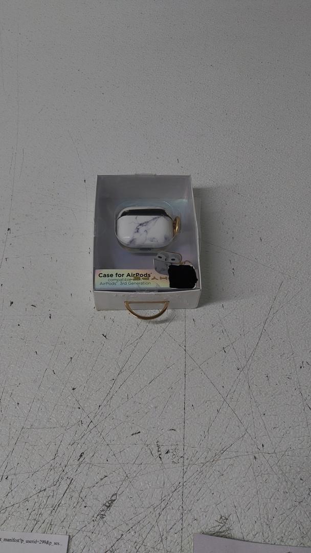 DI HYPE GEN 3 AIRPOD Case WHITE MARBLE
