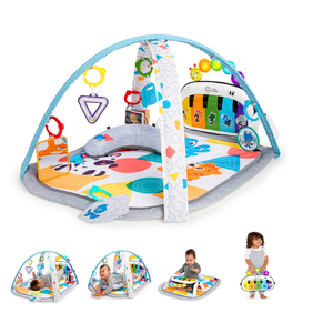 Baby Einstein 4-in-1 Kickin' Tunes Music and Language Play Gym and Piano Tummy Time Activity Mat