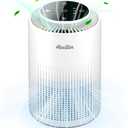 Air Purifiers for Home Bedroom H13 True HEPA Air Filter Cleaner, Odor Eliminator, Remove Smoke Dust Pollen Pet Dander, Night Light For Home Living Room Dorm, Quiet 24dB Filtration System