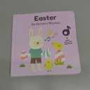 Cali's Books Easter Nursery Rhymes Musical Book - Easter Basket Stuffers for Toddlers, Baby Easter Basket Stuffers, Easter Gifts for Toddlers, Rechargeable Musical Books for Toddlers 1-3