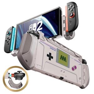 Mumba Dockable Case for Nintendo Switch 2 [2025 Blade Series] TPU Switch 2 Grip Protective Cover, Ergonomic Switch 2 Accessories with Quick-Release Design for Switch 2 Joy Con Controllers (Gamer)