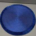 HDO 4 PK Fringle Placemat Blue