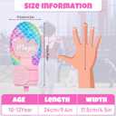 Sliding Mitt, Baseball Sliding Mitt for Youth Girls, Baseball Softball Sliding Glove with Elastic Compression Strap, Universal Right or Left Hand