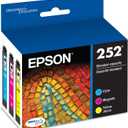 EPSON 252 DURABrite Ultra Ink Standard Capacity Color Combo Pack (T252520-S) Works with WorkForce WF-3620, 3640, 7110, 7610, 7620, 7710, 7720, 7210