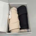 HBselect Strapless Bras for Women Seamless Non-Slip Silicone Padded Bandeau Bra Comfort Wireless Tube Top Bralette (Large, Nude+black)