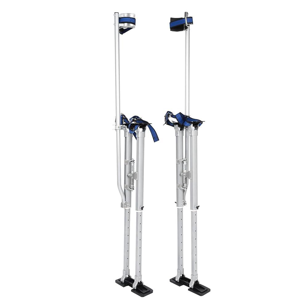 Drywall Stilts Aluminum Tool Stilt 24-40 Inch For Taping Painting Painter Silver
