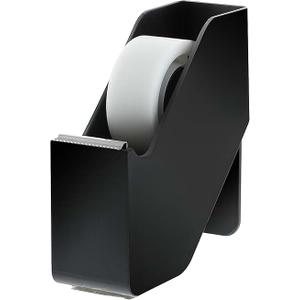 2 Bostitch Office Konnect Tape Dispenser with Premium Single-sided Tape, Sticks to Desk, Black (KT-TAPE-BLK)