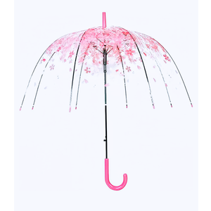 Clear Bubble Umbrella – See Through, Rain & Windproof Umbrella for Weddings, Prom, Graduation and Outdoor Events - Automatic Open, Crook Handle, Clear Dome