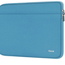 Laptop Sleeve Bag, 15.6 inch Computer Case Shockproof Protective Notebook Case with Accessory Pocket, Briefcase Carrying Laptop Sleeve for 15.6" HP, ASUS, Dell, Lenovo, Acer -Sky Blue