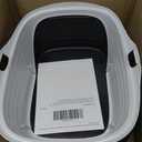 Arm & Hammer Rimmed Cat Litter Box with High Sides and Microban, Made in USA